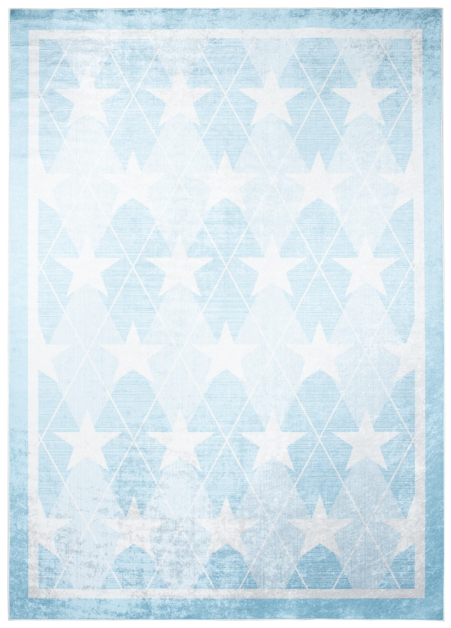 TEPPICH EMMA Blau 80/150 cm - Blau, Kunststoff (80/150cm) - Tapiso