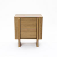 NACHTTISCH Modern im Nordischen Stil,Eichenfarben, Holz-Optik Eiche | B55 x T40 x H60 cm - Eichefarben, Holz (55/60/40cm) - Hometopia