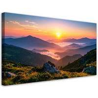 LEINWANDBILD Landschaften 120x60cm - Multicolor, Textil (120/60cm) - Feeby