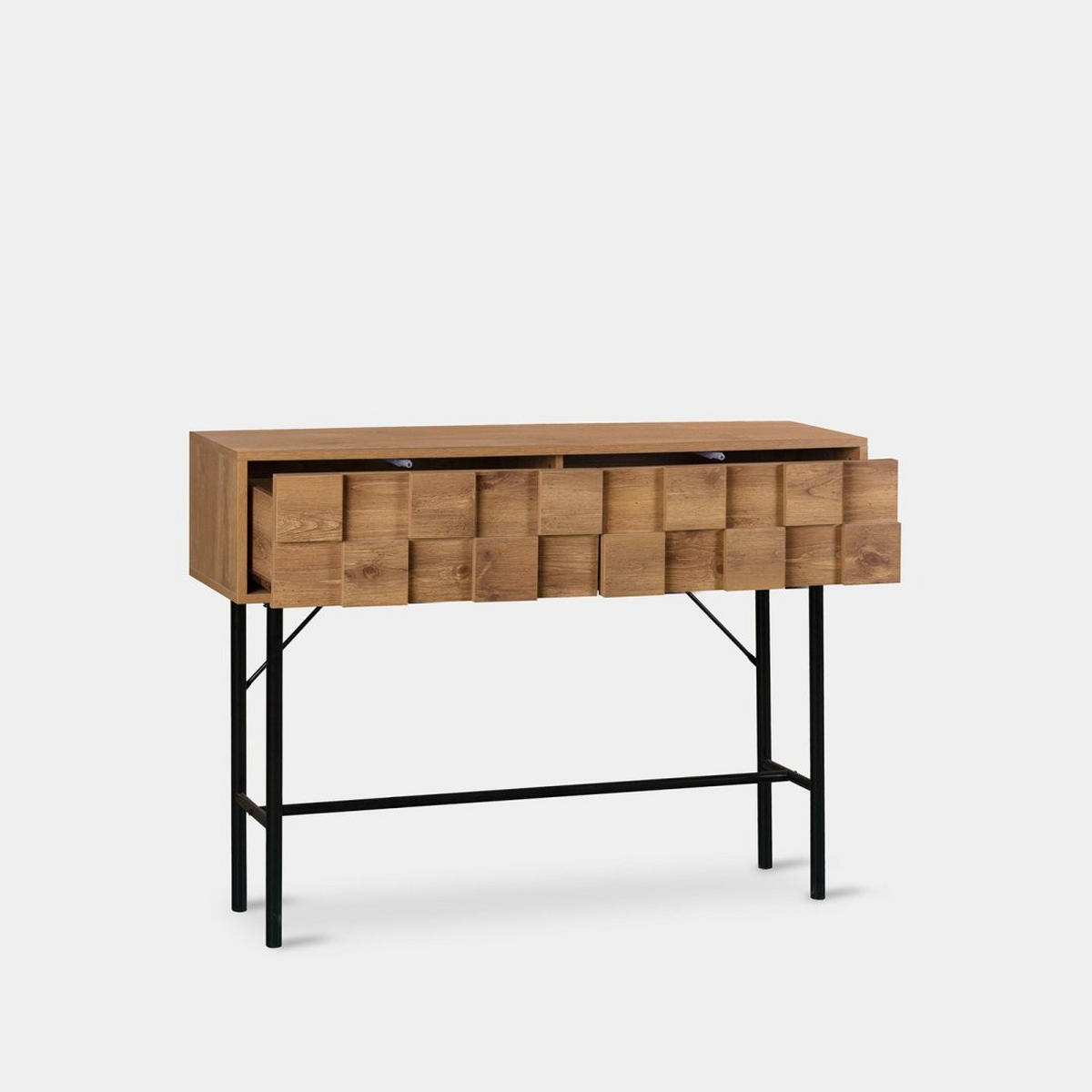 KONSOLENTISCH Ivar Natürlich 108 cm x 80 cm - Naturfarben, Holzwerkstoff (30/108/80cm) - Klast Home