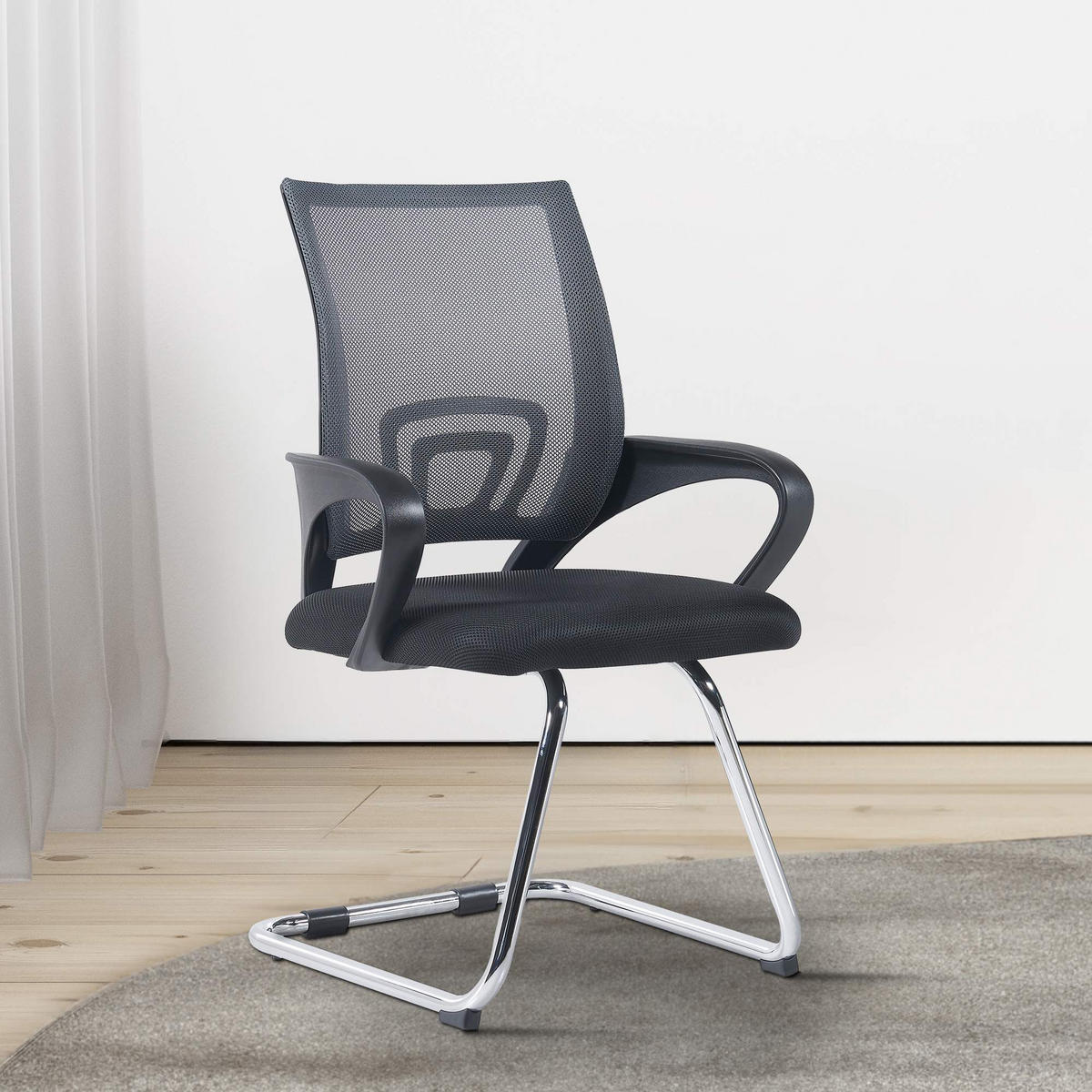 SCHWINGSTUHL Stoff grau - Grau, Textil/Metall (59/91/53cm) - CLP