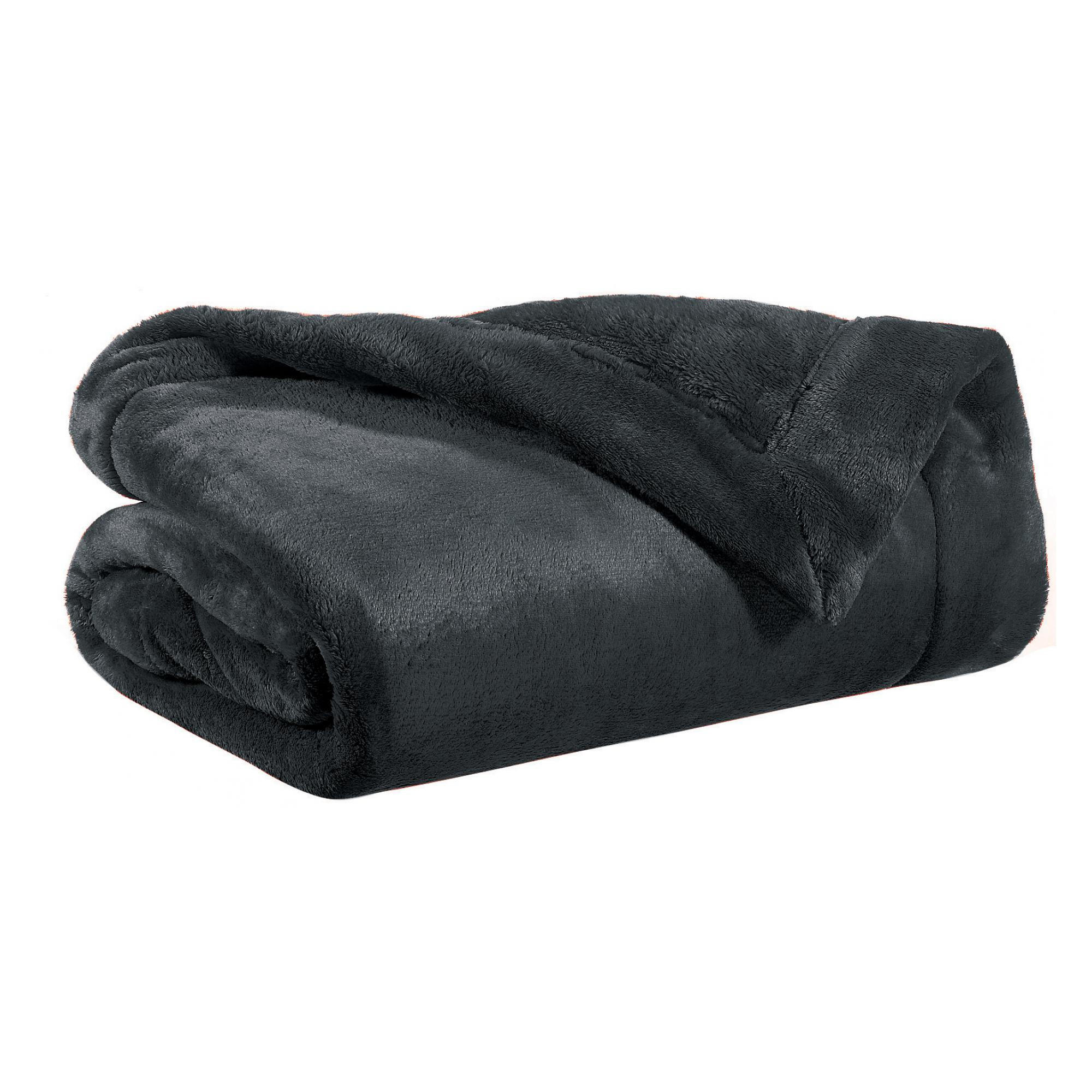 PLAID Tender umbra 150 x 200 cm - Anthrazit, Textil (150/200cm) - Vivaraise