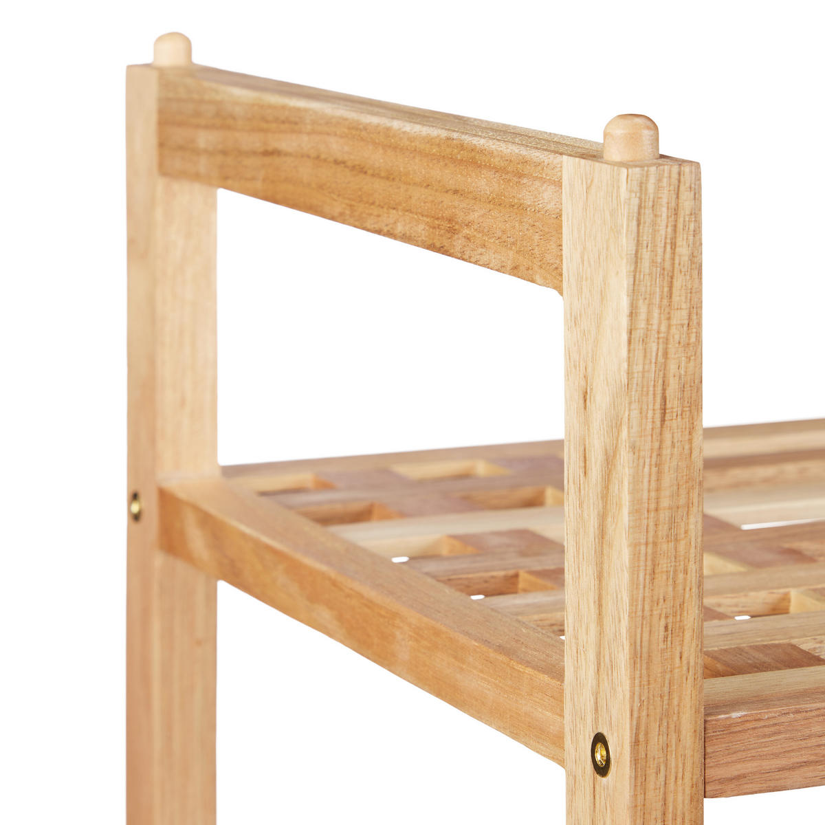 SCHUHREGAL - Hellbraun, Holz (69/41/27cm) - Relaxdays