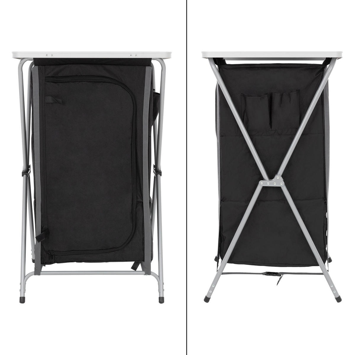 CAMPINGSCHRANK - Schwarz, Textil (60/53/97.5cm) - ECD-Germany