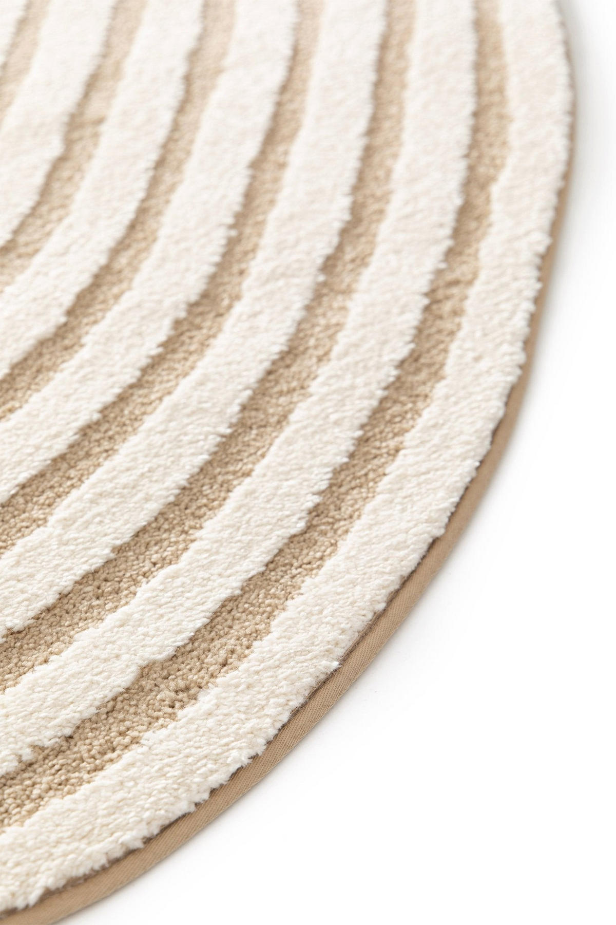 TEPPICH sehr weich mit Relief-Effekt beige - Beige, Textil (160/230cm) - AFK Living