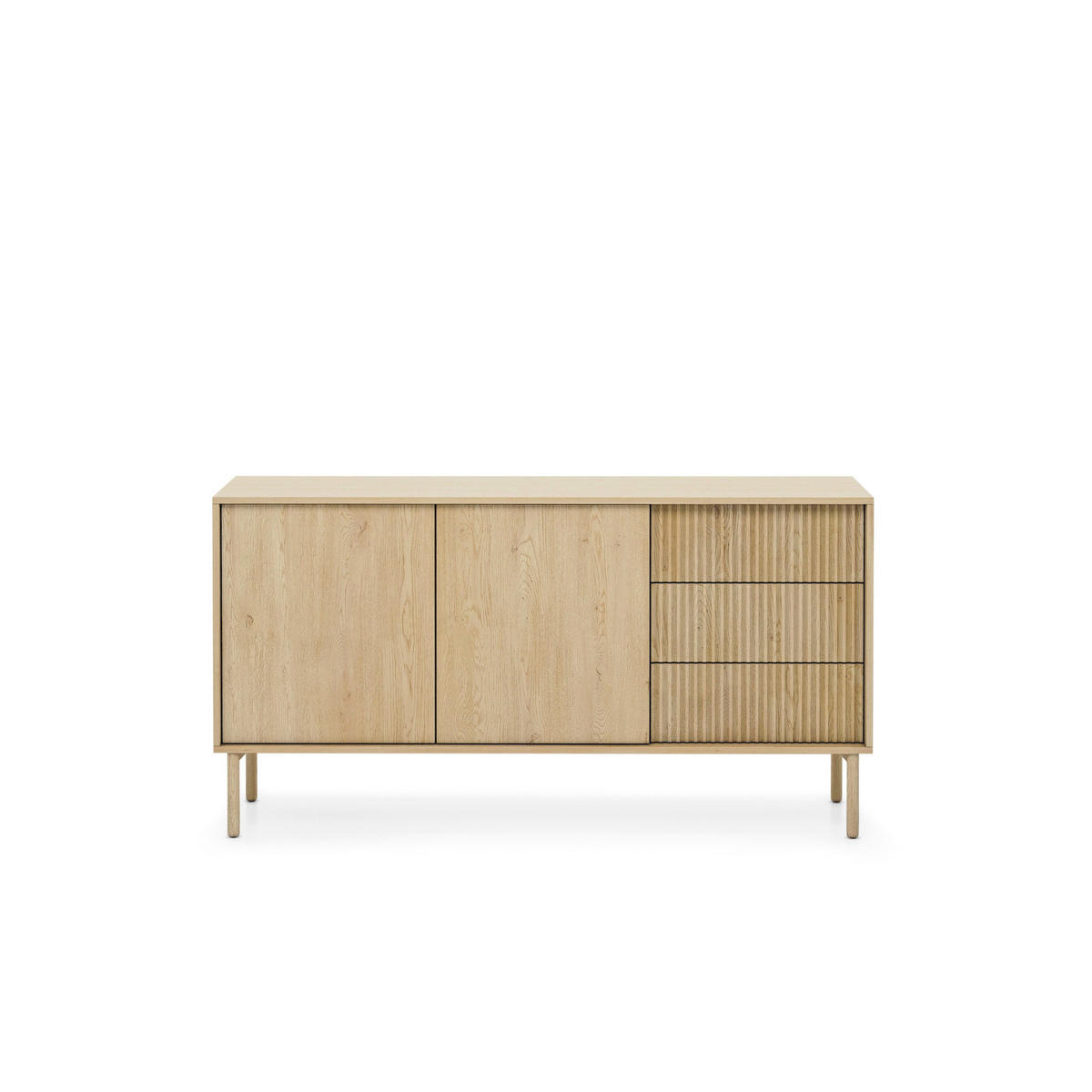 KOMMODE Viola - Beige, Holzwerkstoff (153.5/79.8/39.5cm) - Pillovely