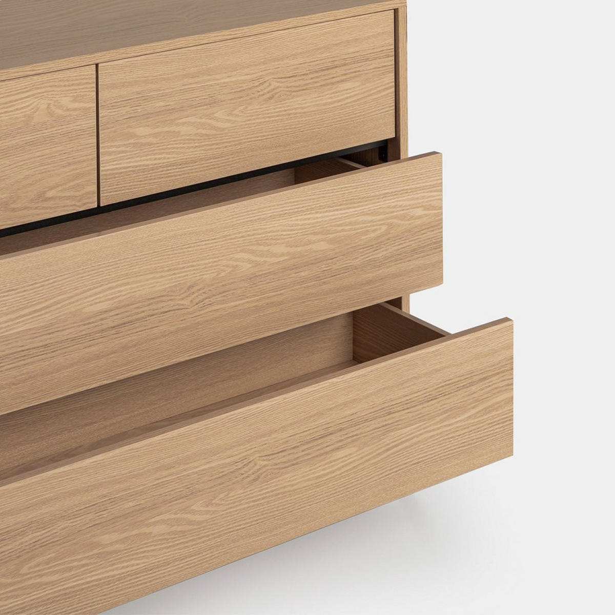 KOMMODE MIT SCHUBLADEN Remi Natürlich 110 cm x 80 cm - Naturfarben, Holzwerkstoff (110/80/40cm) - Klast Home