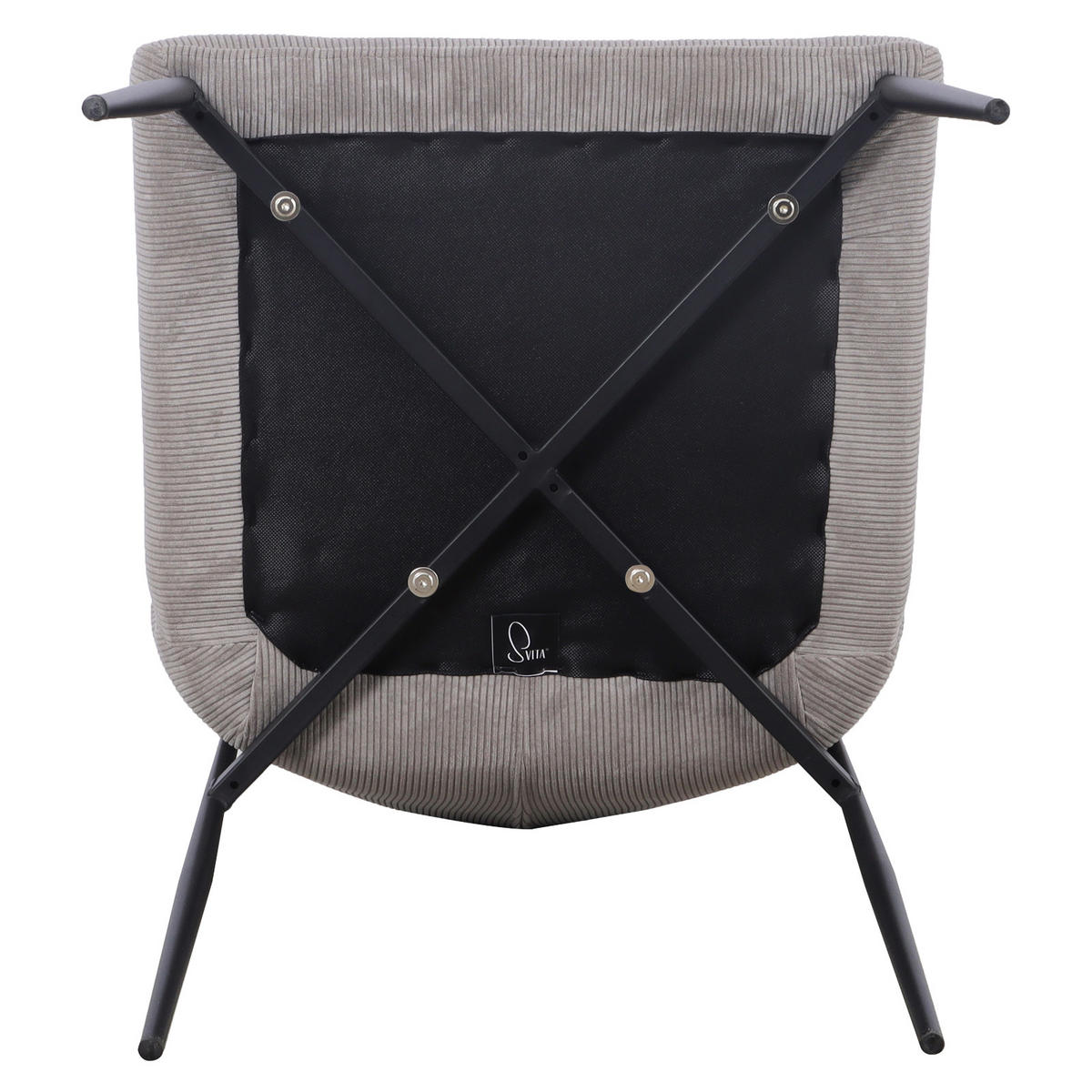 ESSZIMMERSTÜHLE 2er Set FREDDIE Hellgrau - Hellgrau, Textil (48/83/56cm) - SVITA