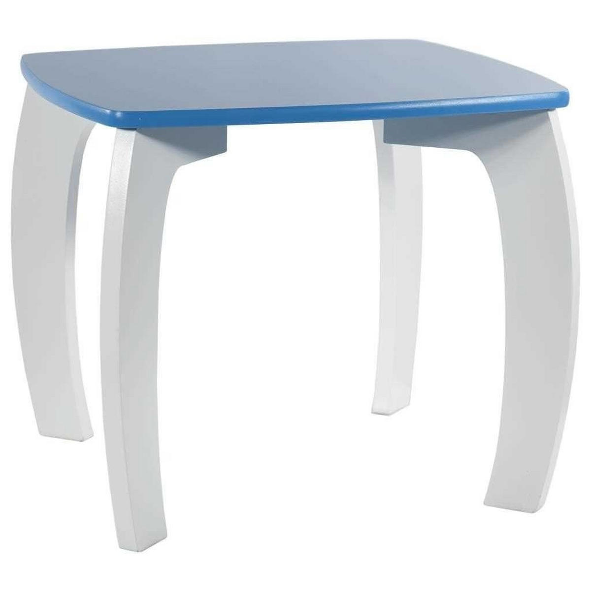HOCKER und TISCH, 96x48x42cm, 3-tlg. - Blau, Holzwerkstoff (96/42/48cm) - Wanderlust