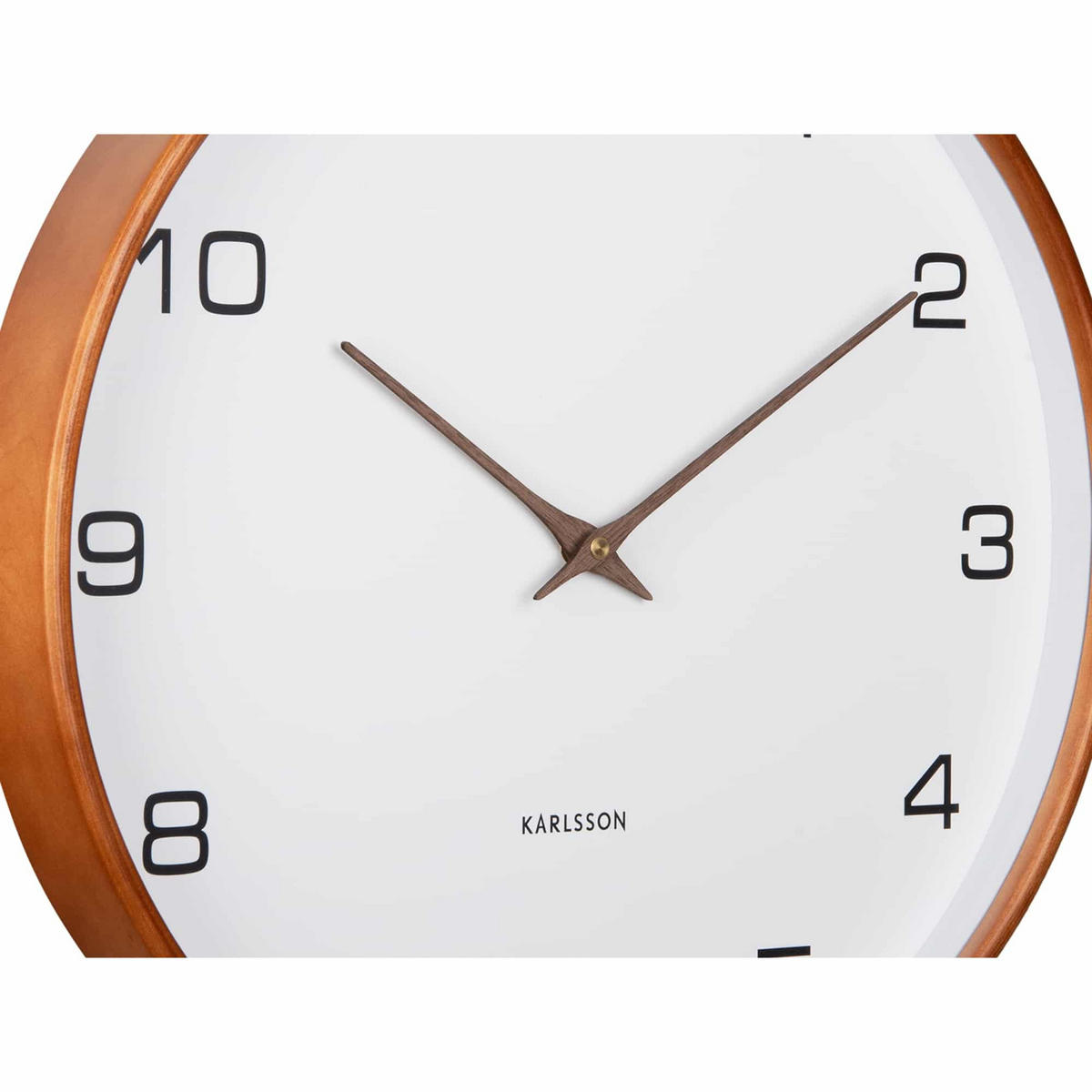 WANDUHR Acento Ø40 cm - Weiß, Holz (40/40/5cm) - Karlsson