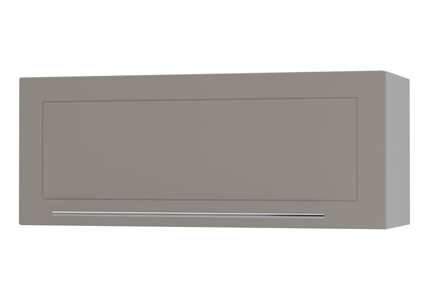 KLAPPHÄNGESCHRANK Kvantum W4B/90-AV Beige Matt / Grau Matt 90 / 32,5 / 36cm - Beige/Grau, Holz/Holzwerkstoff (90/36/32.5cm) - Feldmann-Wohnen