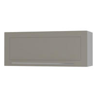 KLAPPHÄNGESCHRANK Kvantum W4B/90 Beige Matt / Grau Matt 90 / 32,5 / 36cm - Beige/Grau, Holz/Holzwerkstoff (90/36/32.5cm) - Feldmann-Wohnen
