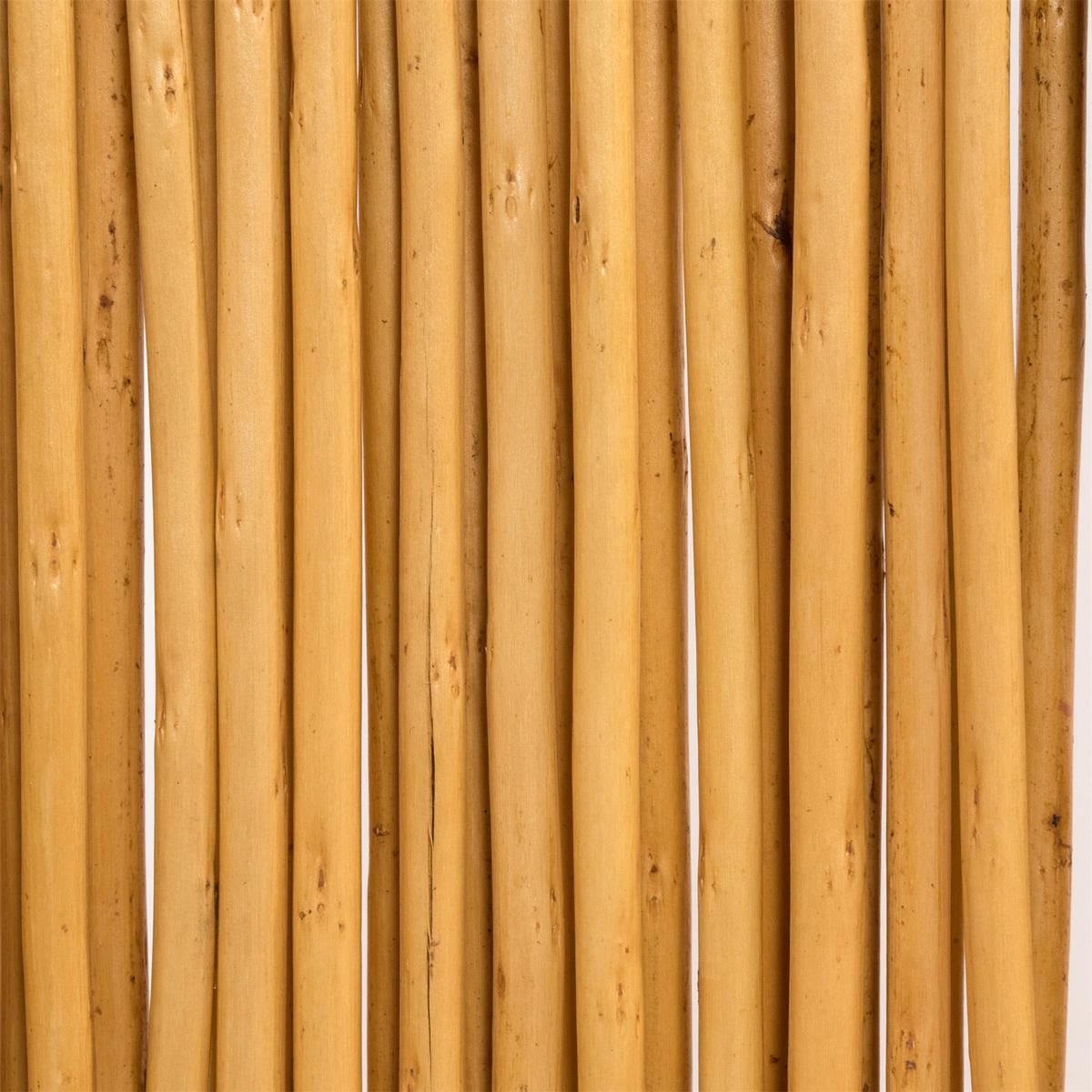 PARAVENT Nature 3-tlg. Weidenzweige honigfarben - Braun, Naturmaterialien (120/160/3cm) - DESIGN DELIGHTS