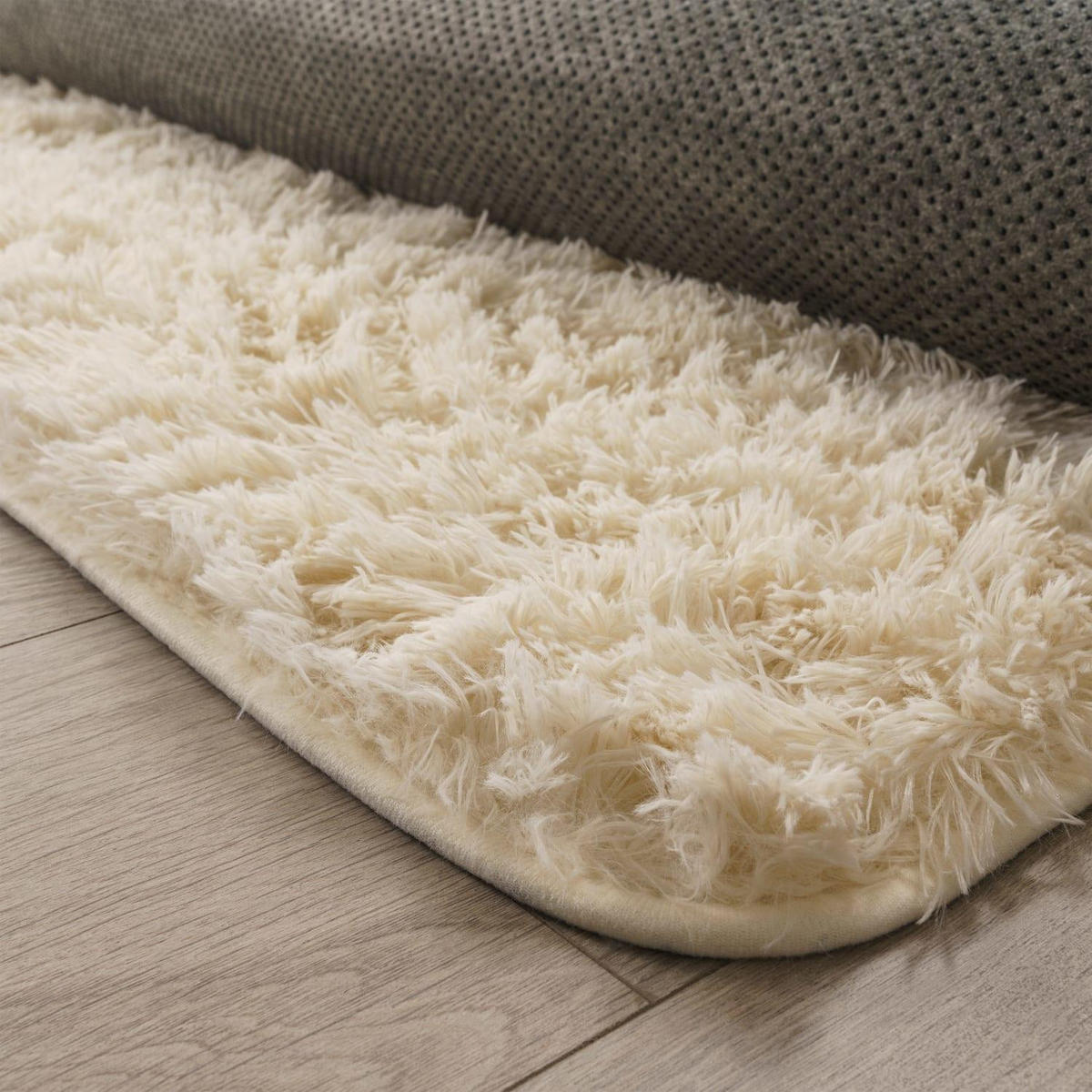 HOCHFLORTEPPICH 160/160 cm Silky 591 - Beige, Kunststoff (160/160cm) - Paco Home