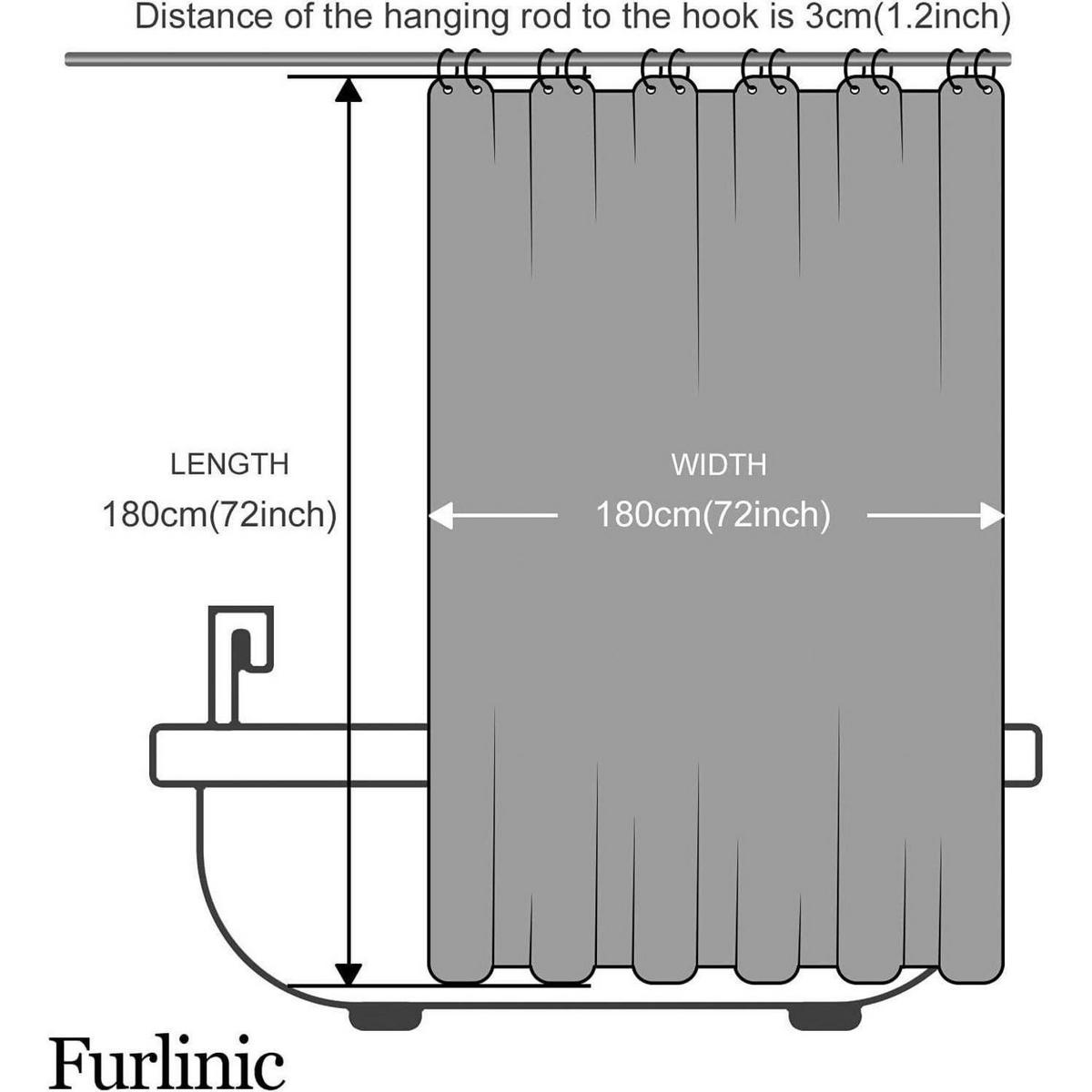 DUSCHVORHANG 180 x 180 cm Minzgrün Polyester wasserabweisend schimmelresistent - Hellgrün, Textil (180/180cm)
