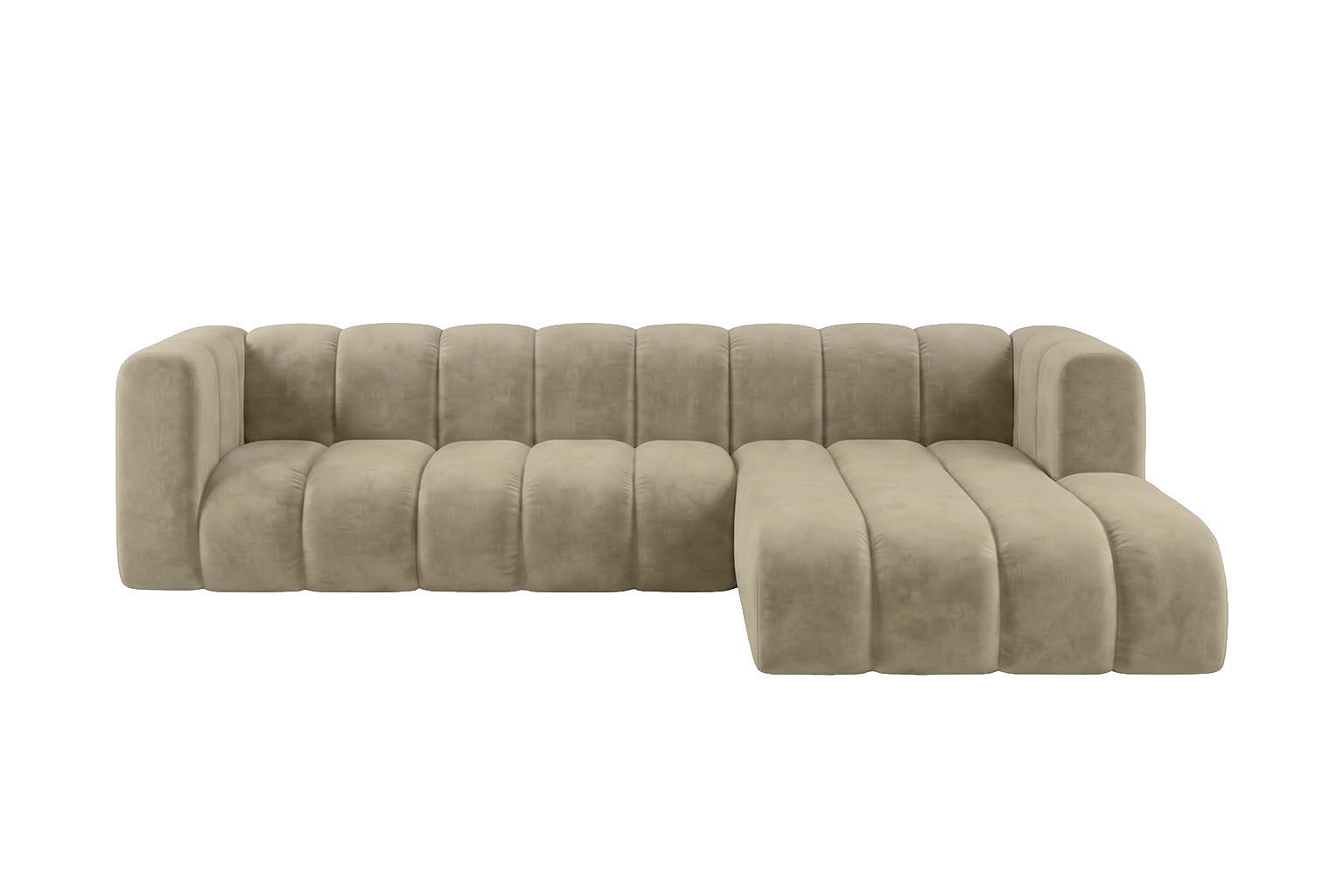 Kaiser Möbel Ecksofa Beige 287x179 cm