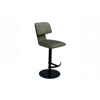 BARHOCKER LILIANA Grün Webstoff Drehbar (360°) (1er-Set) - Grün, Kunststoff/Textil (46/91/61cm) - KAWOLA