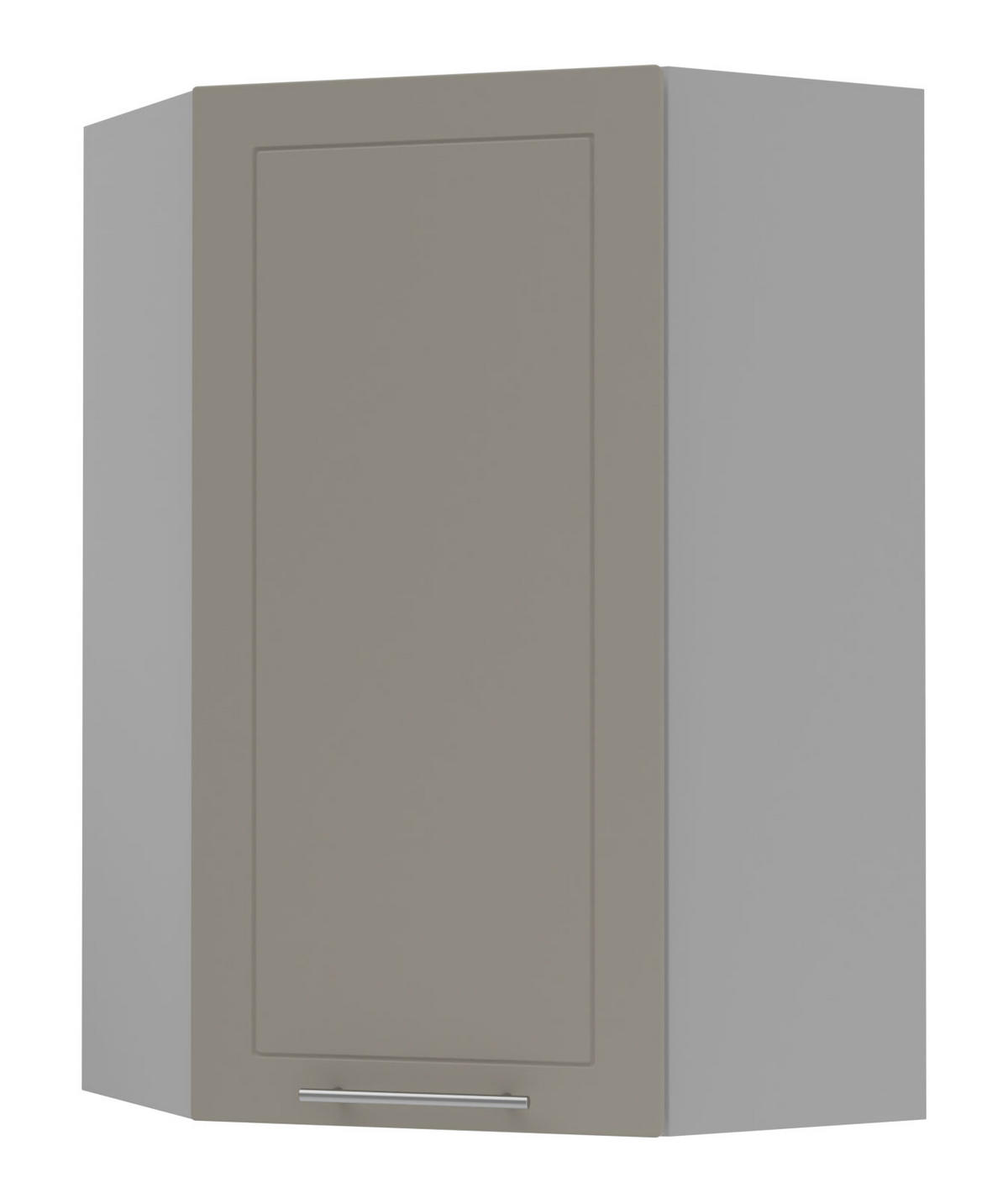 KÜCHENHÄNGESCHRANK Kvantum W4/10/60 Beige Matt / Grau Matt 60 / 60 / 96cm - Beige/Grau, Holz/Holzwerkstoff (60/96/60cm) - Feldmann-Wohnen