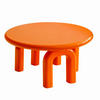COUCHTISCH, Orange - Orange, Holzwerkstoff (80/80/41cm) - Oviala