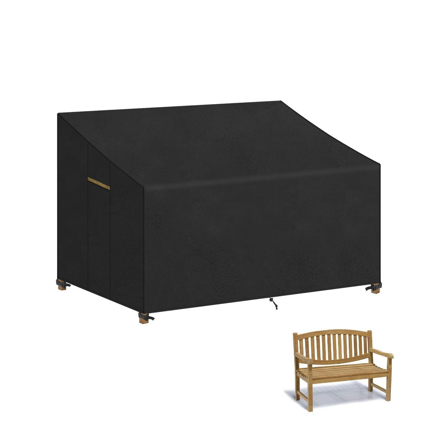 XXXLutz Gartenbank Schwarz 135x89x70 cm