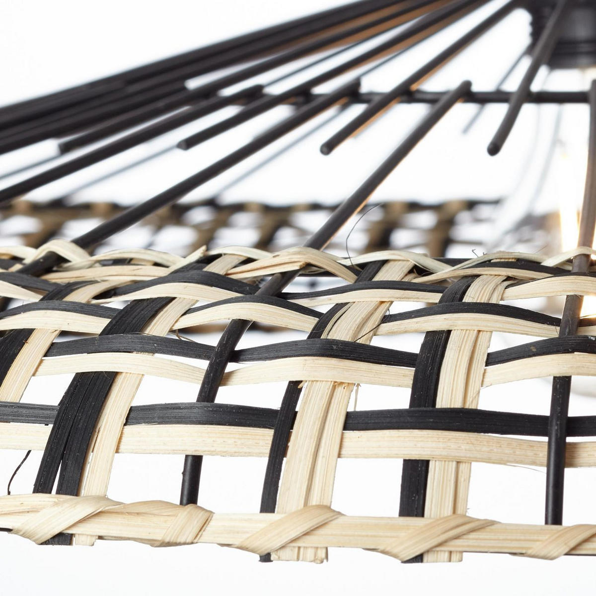 PENDELLEUCHTE Fixi 99265/76 - Schwarz, Metall (60/60/144cm) - Brilliant