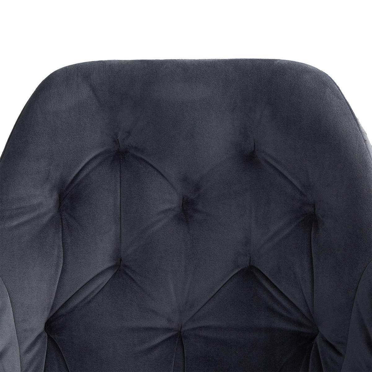 ARMLEHNSTUHL drehbar in Stahl Samt Grau - Grau, Textil (59/88/65cm) - Homestyle4u