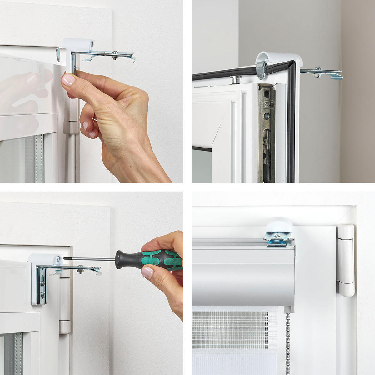 DOPPELROLLO Plus Easyfix Silber 80x250 - Hellgrau, Kunststoff (80/250/1cm) - STORESDECO