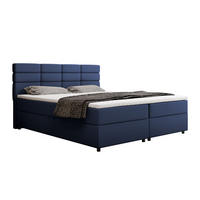 BOXBETT Reve 180 x 200 cm mit Bettkasten und Lattenrost ohne matratze - dunkelblau - Rosa, Holz (180/200cm) - Homesy