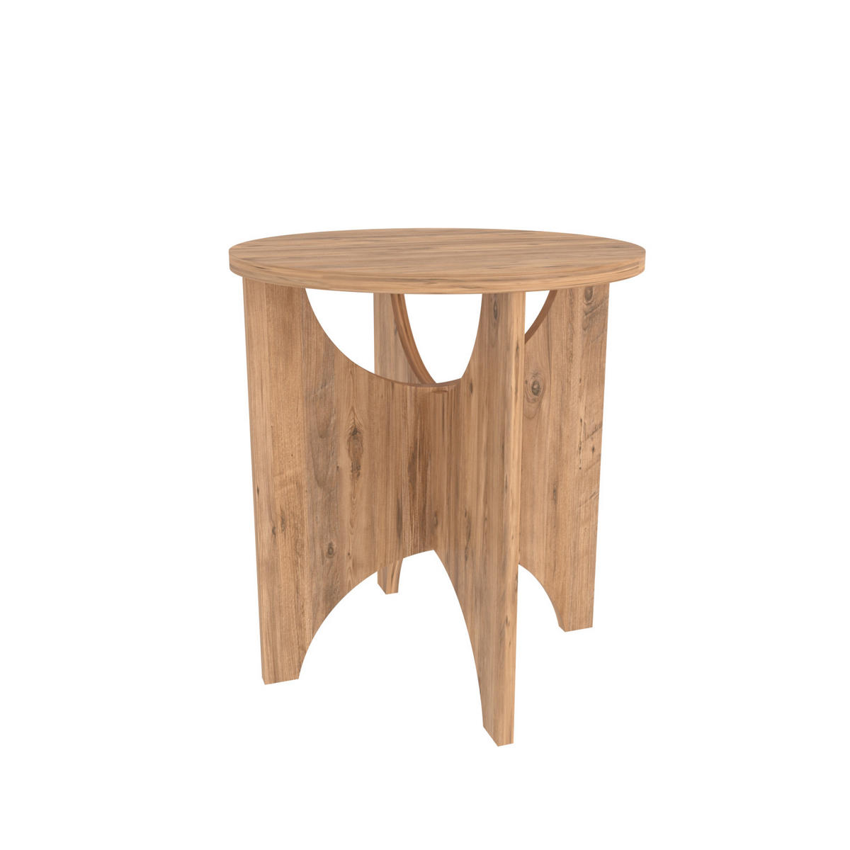 BEISTELLTISCH Merit Atlantikkiefer - Honigeiche, Holzwerkstoff (45/45/10cm) - Decorotika