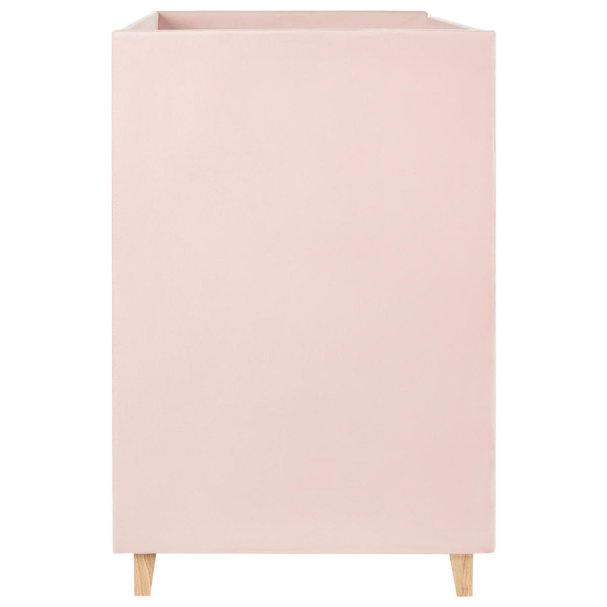 PAT ÎNALT catifea 90/200 cm roz pastel Chocques - roz aprins, material textil (97/143/214cm) - Beliani