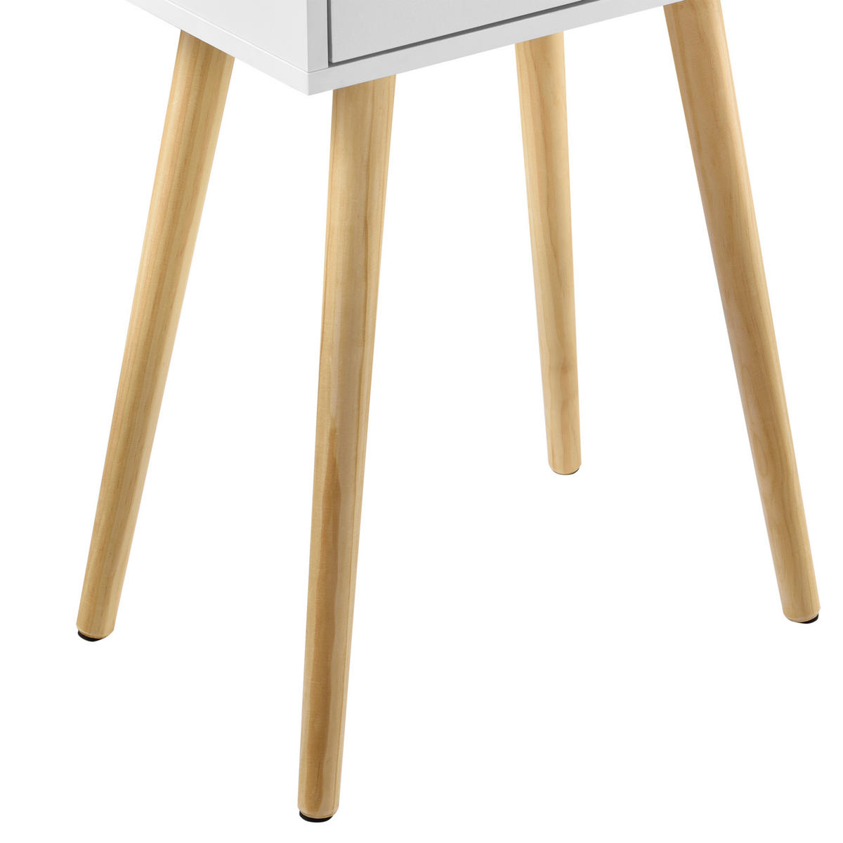 NACHTTISCH Sörby - Weiß, Holzwerkstoff (40/60/30cm) - [en.casa]