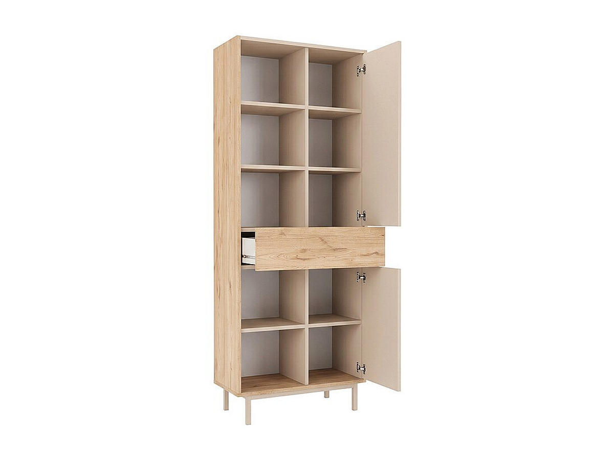 BÜCHERREGAL - 71.6 cm x 35 cm - holz - beige, naturfarben hell Reyala - Beige/Naturfarben, Holz (71.6/189/35cm) - Vente-Unique