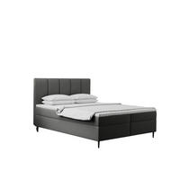 BOXBETT Mit Bettkasten Und Matratze POEL Grau 140x200 cm H3-Bonell - Mooreichefarben/Grau, Holz/Holzwerkstoff (140/200cm) - Kaiser Möbel