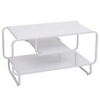 COUCHTISCH rechteck Weiß - Weiß, Metall (40/80/45cm) - MCW