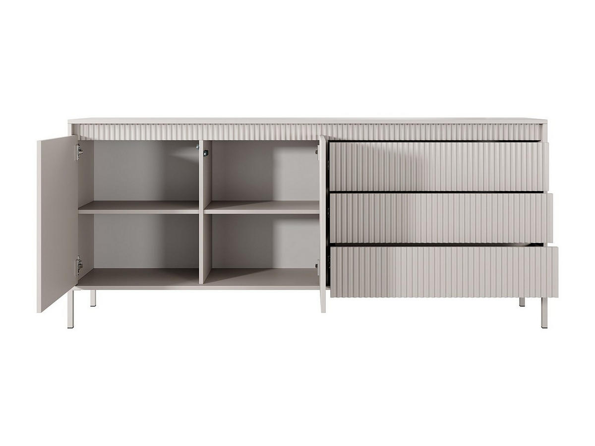 SIDEBOARD mit 3 Schubladen & 2 Türen - MDF - Beige - NURSEMA - Beige, Holz (187.1/81.4/39.5cm) - Vente-Unique