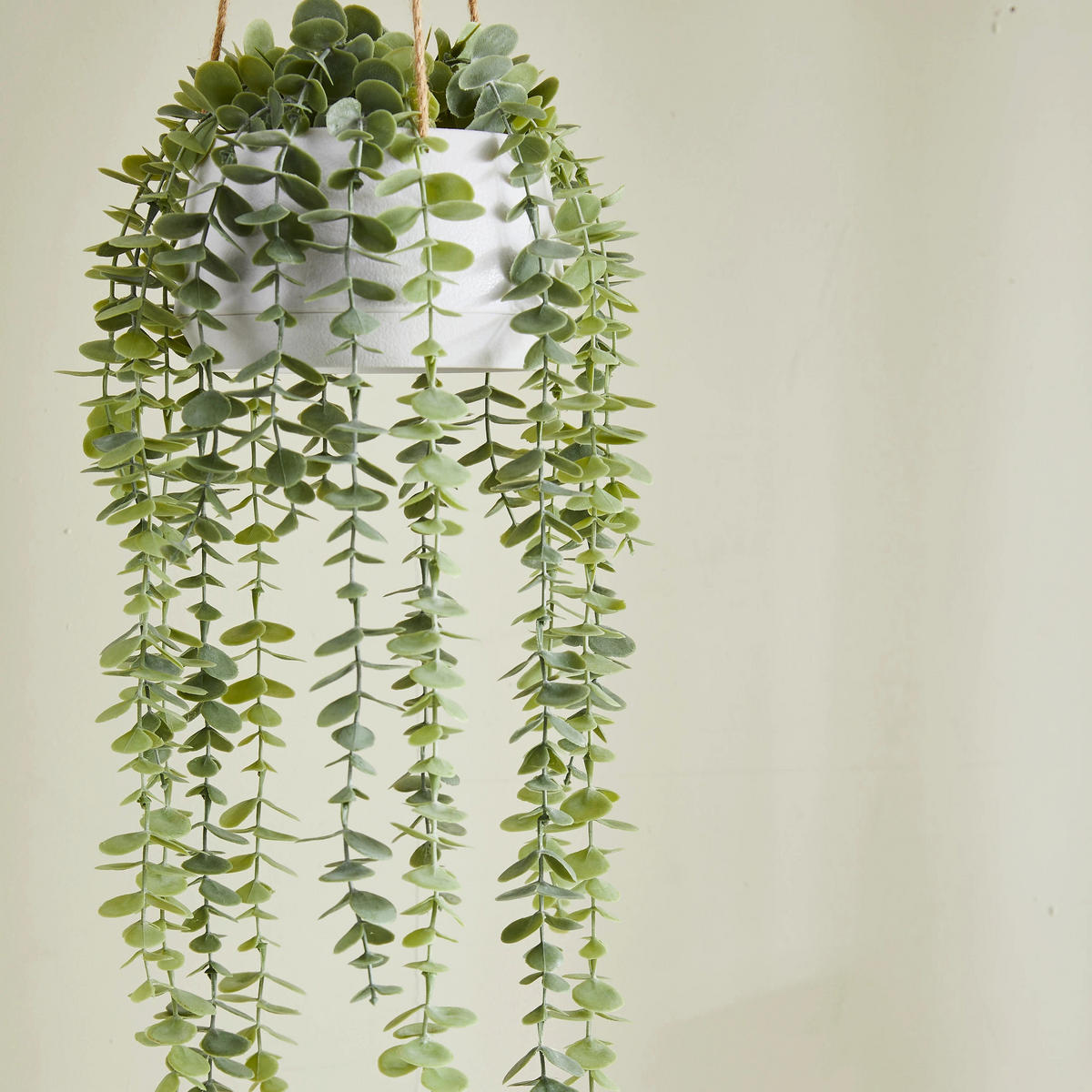 KUNSTPFLANZE Künstliche Hänge-Eukalyptus – Philemon 95 cm - Grün, Kunststoff (95cm) - aplanta