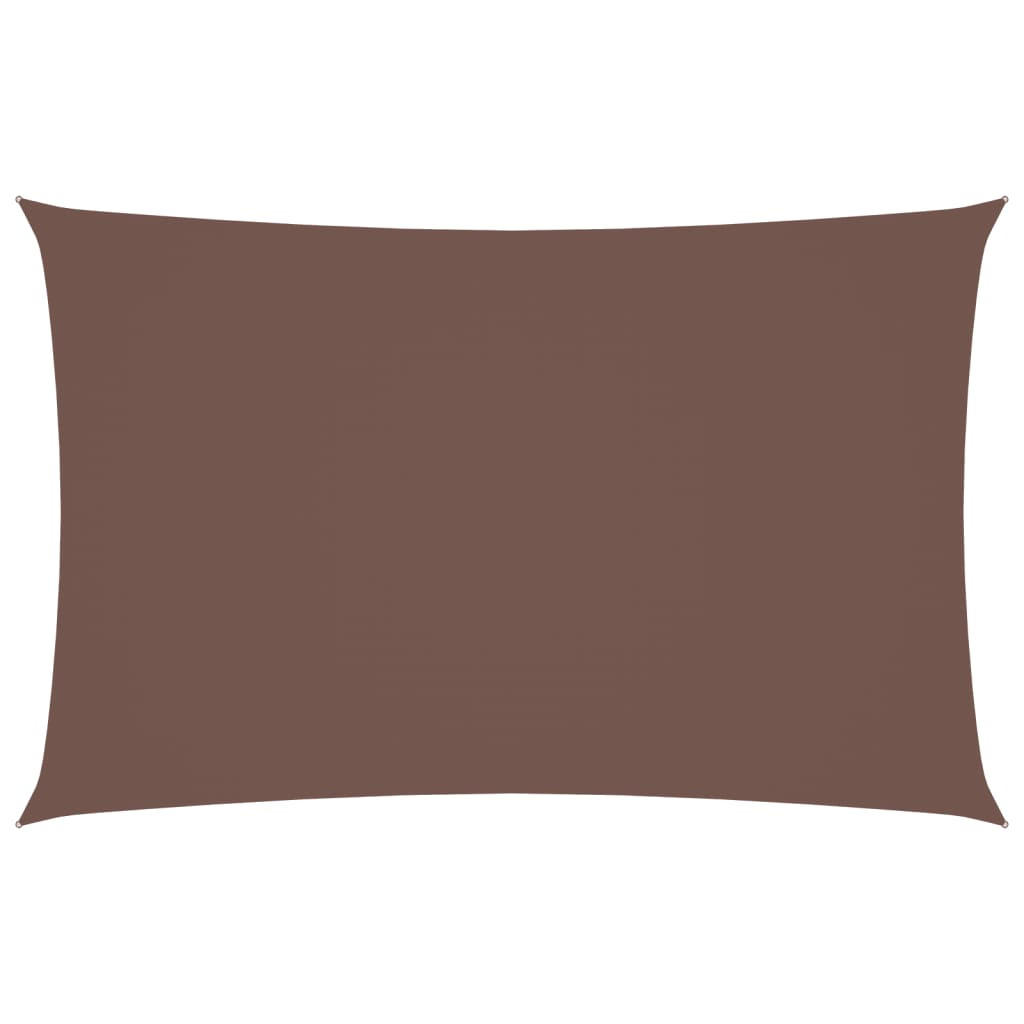 SONNENSEGEL Oxford-Gewebe Rechteckig 2x5 m Braun - Braun, Textil (500/200cm) - furnicato