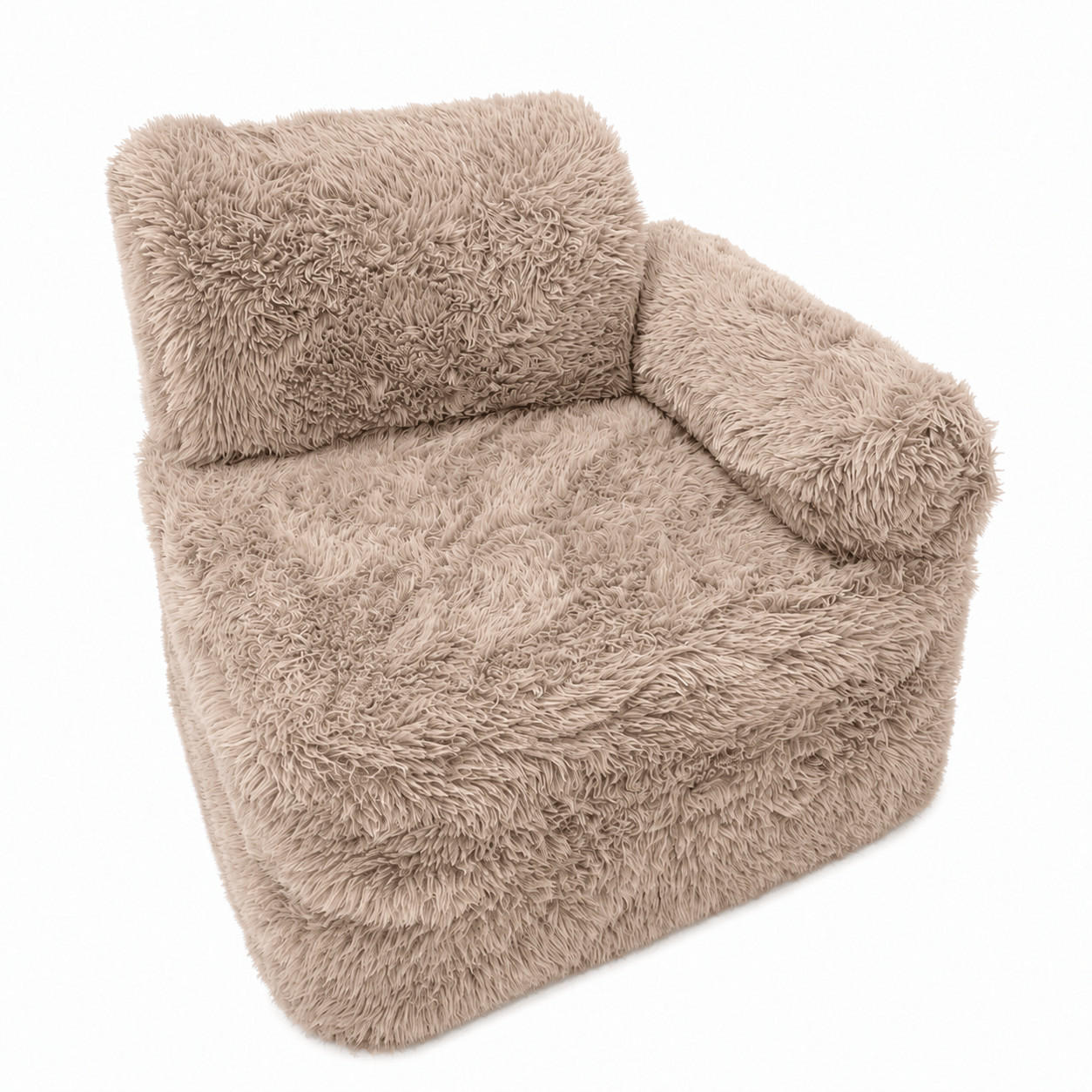 KINDERSESSEL Mammoth modular - Sandfarben, Textil (60/24/60cm) - MeowBaby