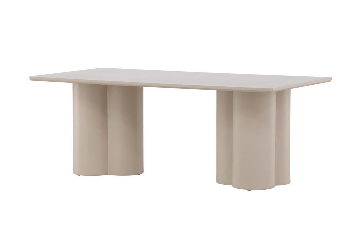 COUCHTISCH OLIVIA Beige 60x120x45 cm - Beige, Holzwerkstoff (120/60/45cm) - FURNLUX
