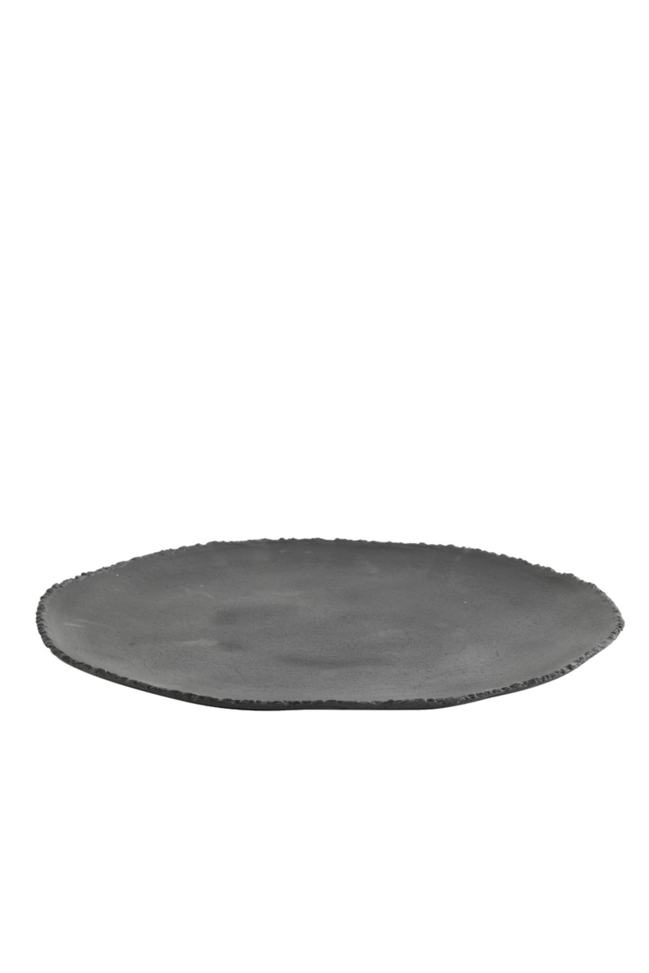 SCHALE Xibor Schwarz 52/51/2,5 cm - Schwarz, Metall (2.5cm) - Light & Living