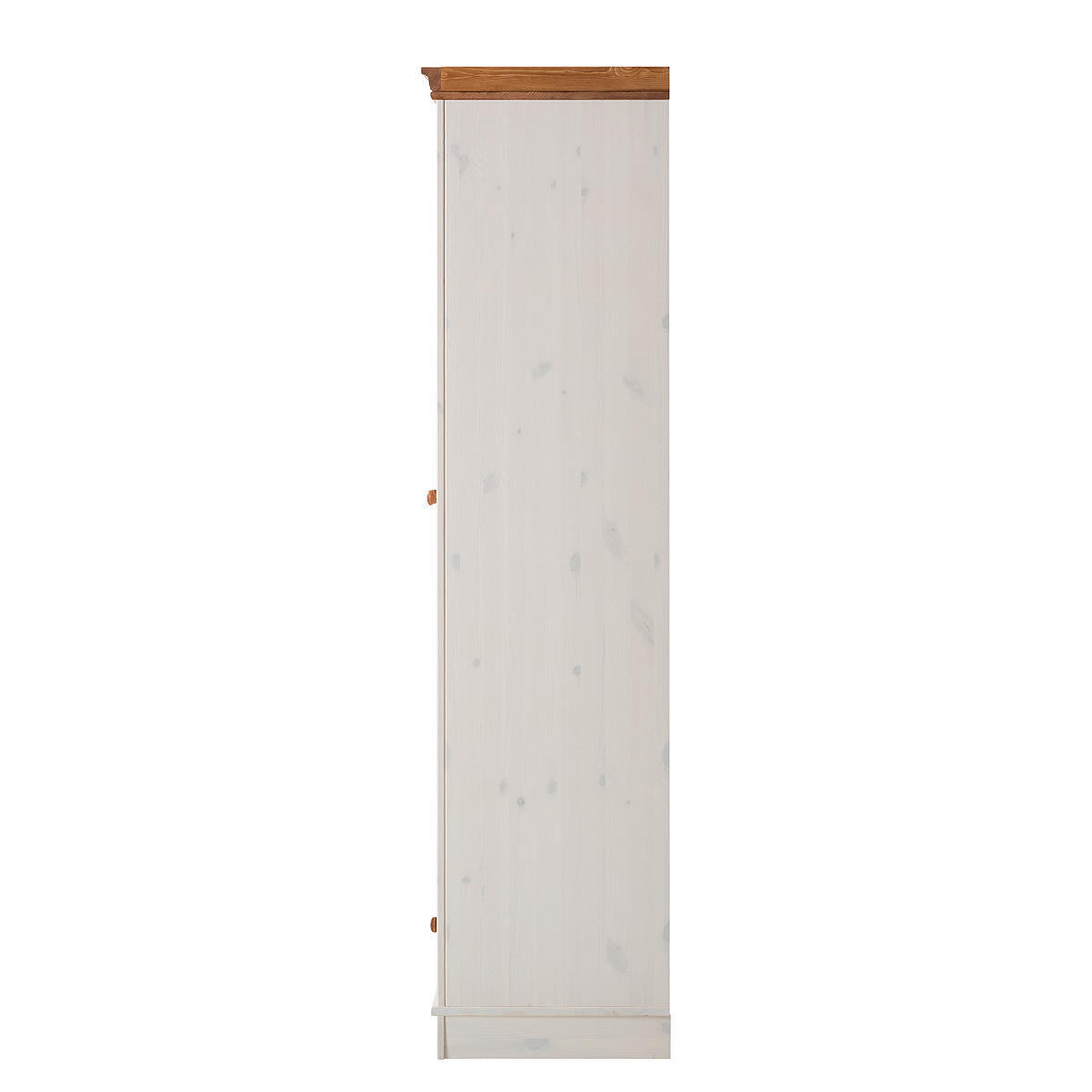 GARDEROBENSCHRANK - Kiefer massiv - Kieferfarben, Holz (65/180/45cm) - home24
