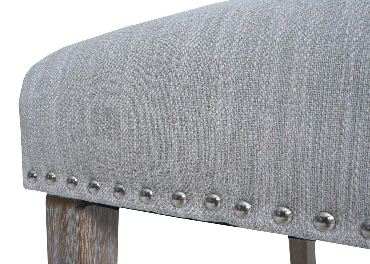 ESSZIMMERSTUHL O66B Hellgrau - Hellgrau, Textil (45/104/60cm) - MCW