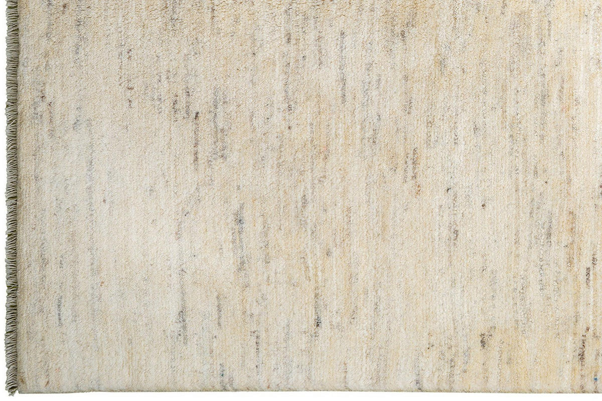 GABBEH-TEPPICH handgeknüpft Beige 200/147 cm Schurwolle - Beige, Textil (147/200cm) - Looma