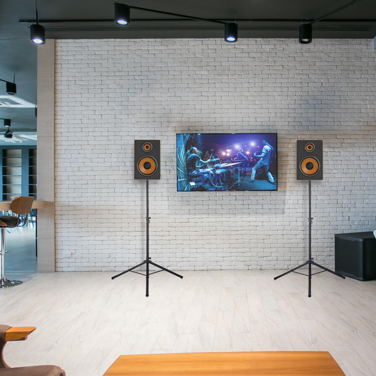 DARTSTÄNDER - Schwarz, Kunststoff/Metall (115/195/100cm) - Relaxdays