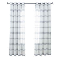 VORHANG 2ER SET »Frankfurt« HxB 245x140 cm Grau - Grau, Textil (140/245cm) - Gardinenbox