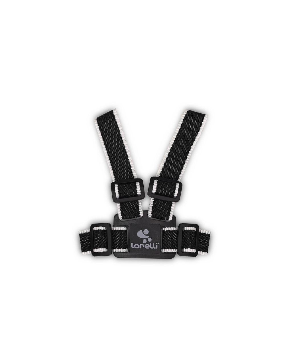 LAUFLERNHILFE Baby Walk schwarz Laufgurt, Laufleine, Gurte verstellbar - Schwarz, Kunststoff (18/1/44cm) - Lorelli