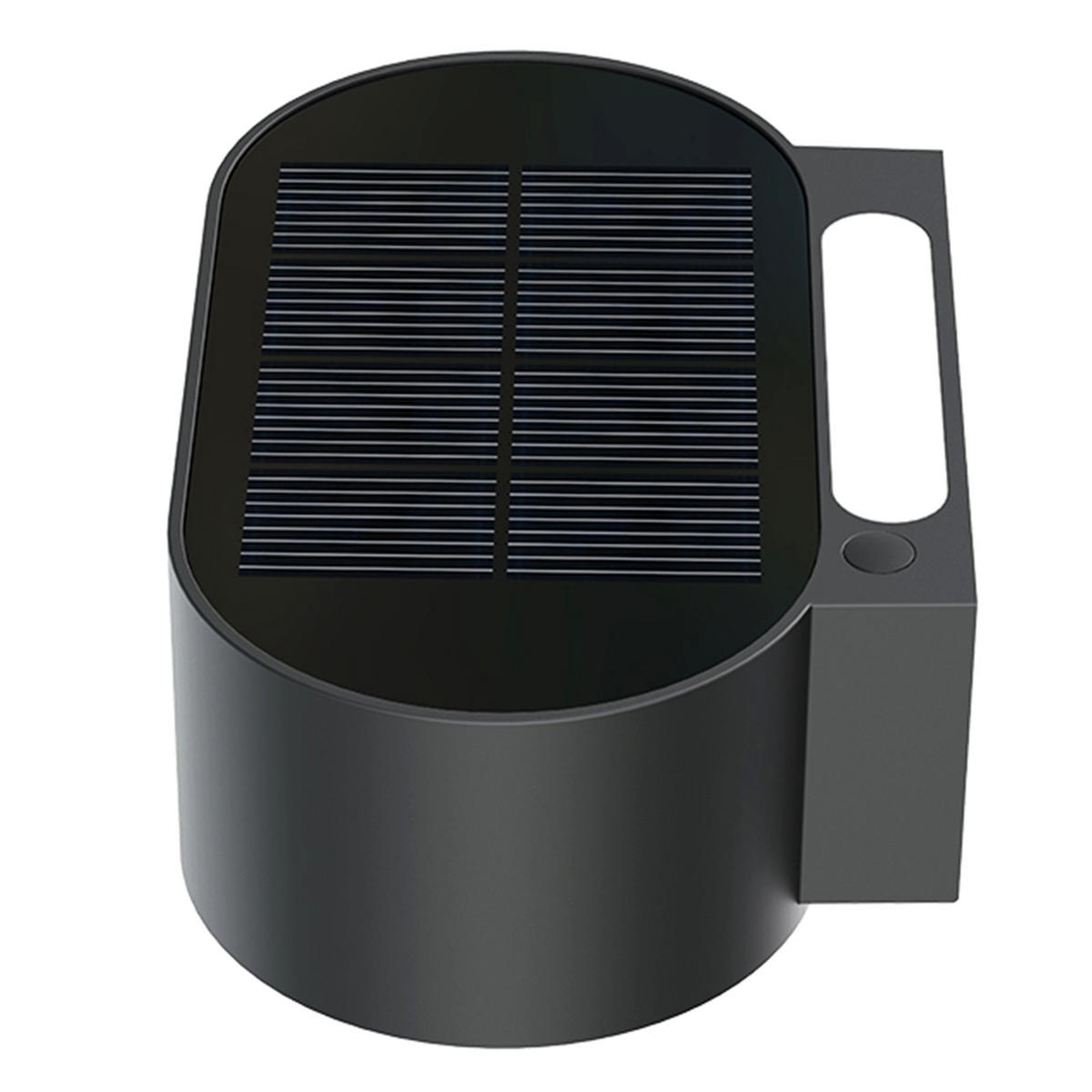 NOXIS 900LM Solar-Sensor-Wandleuchte - Schwarz, Kunststoff (18/12/6cm) - Lumisky