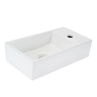 WASCHBECKEN Weiß 42/15/60 - Weiß, Keramik (42/15/60cm) - ZMH