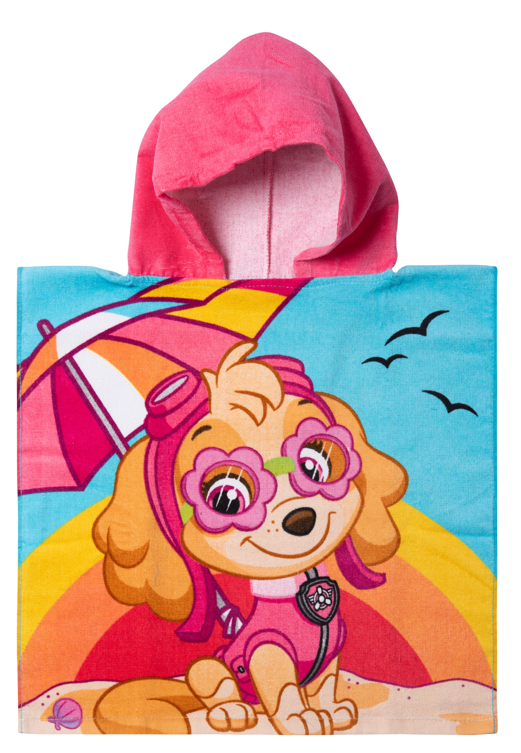 BADEPONCHO Paw Patrol 50 x 100 cm - Multicolor, Textil (Einheitsgrößenull) - Paw Patrol