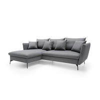 ECKSOFA VITON Grau 258x167x91 cm - Grau, Textil (258/167cm) - FURNLUX